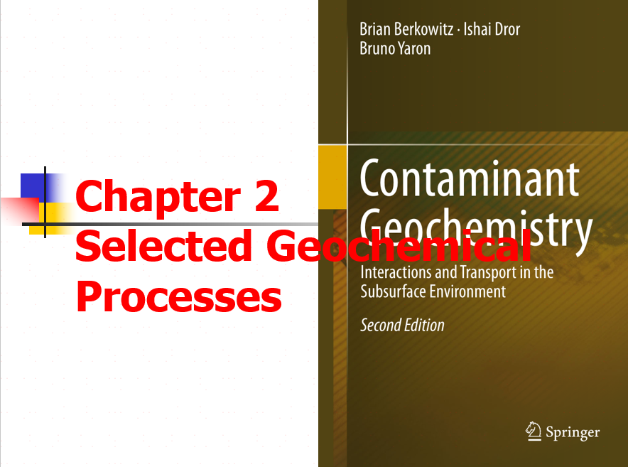 GS EGC Chapter 02 Selected Geochemical Processes